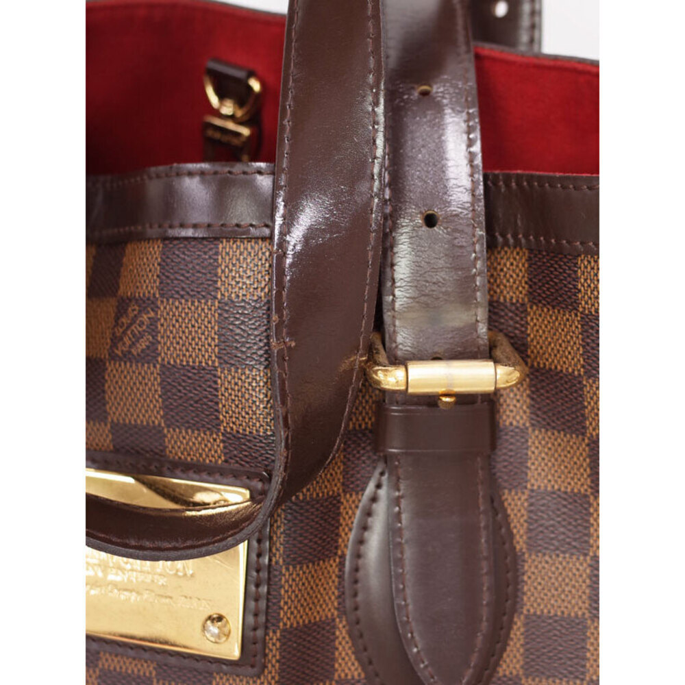 Louis Vuitton Tote Brown Damier Ebene Bag Hampstead - Picture 6 of 8